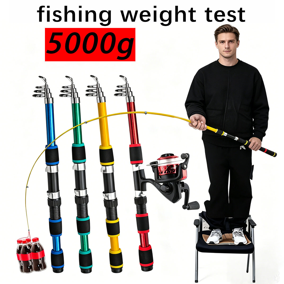 Telescopic Fishing Rod Reel Co - Developing Tank Reel 评论和价格