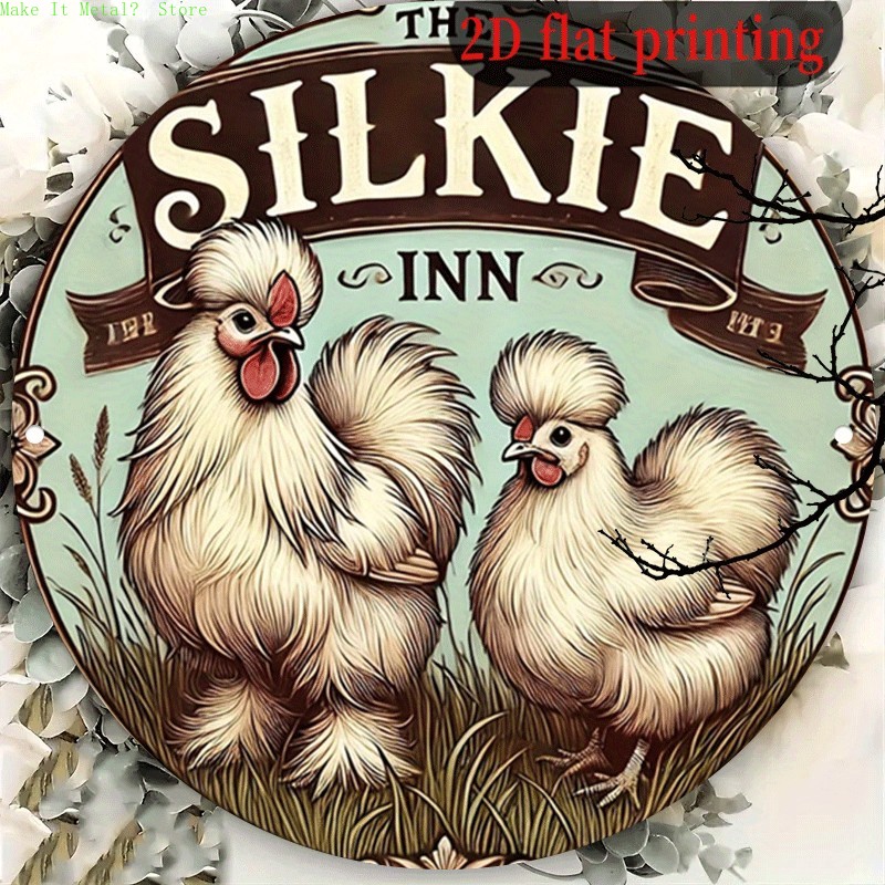 Vintage The Silkie Inn Round T - Vintage Collectible Plates 评论和价格