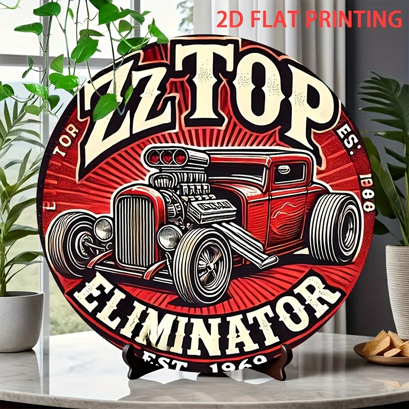 2D Flat, 1pc ZZ Top Eliminator - Vintage Collectible Plates 评论和价格