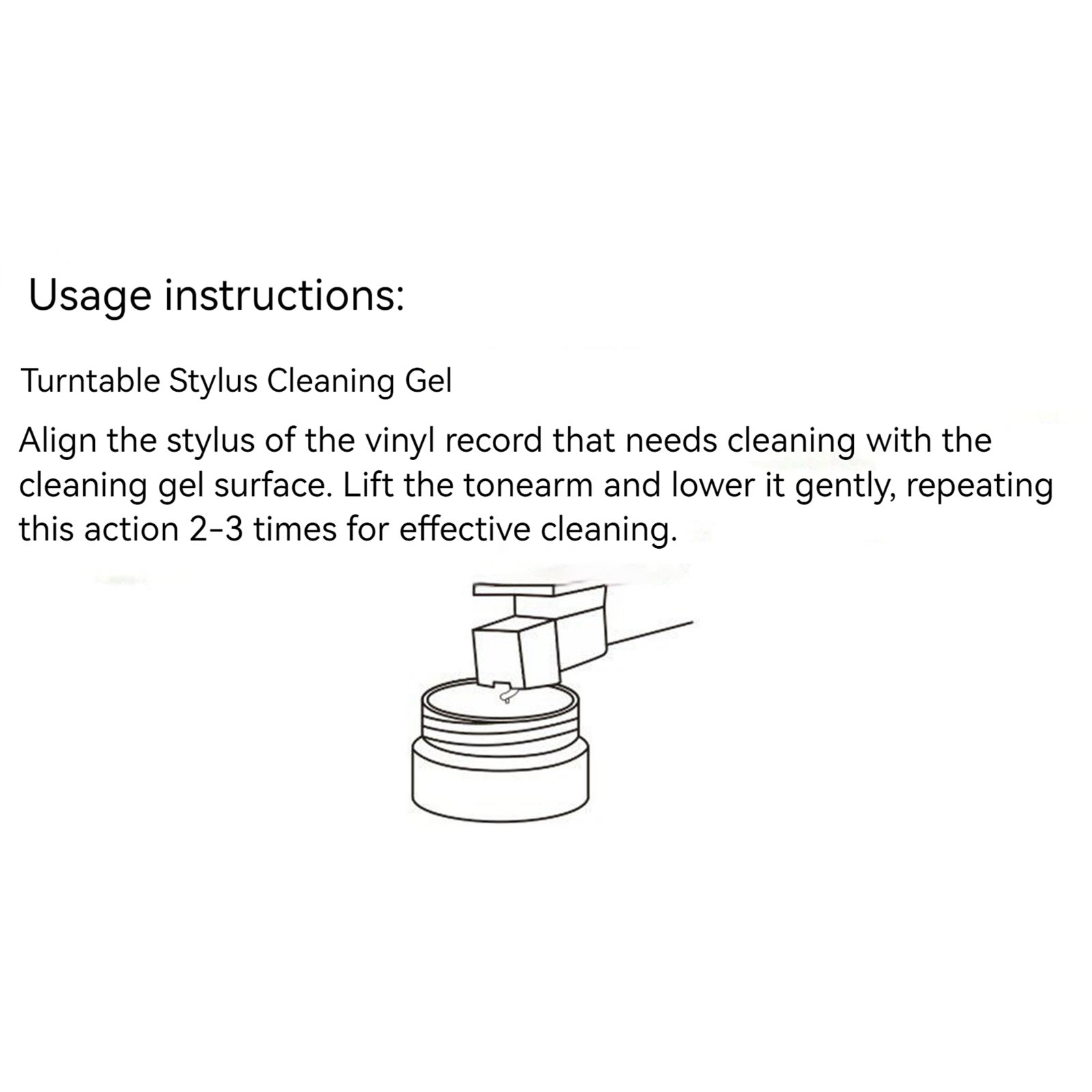 Stylus Cleaning Glue Reusable  - Vinyl Record Cleaner 评论和价格