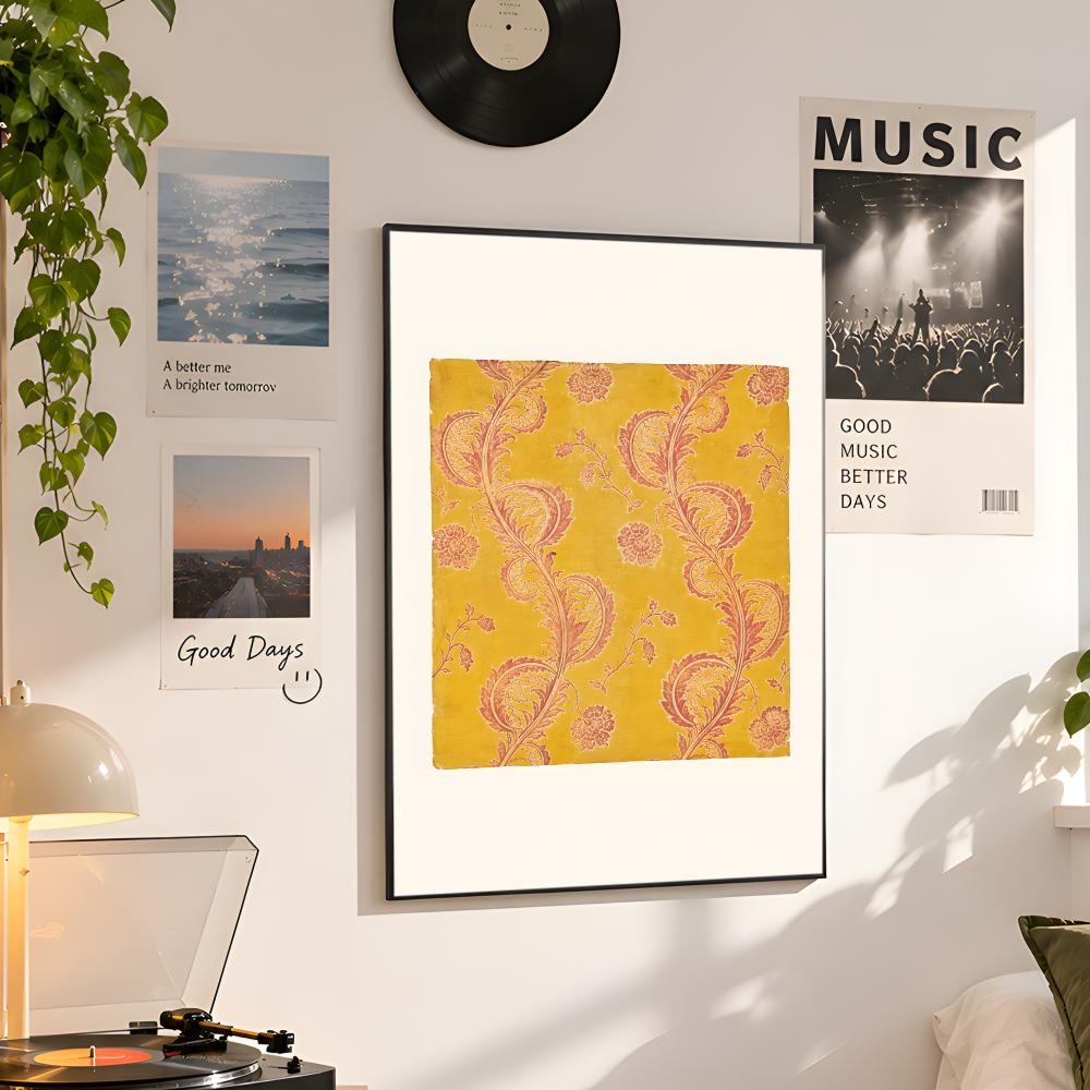 Vintage Botanical Floral Texti - Vintage Collectible Posters 评论和价格