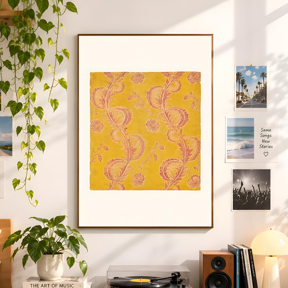Vintage Botanical Floral Texti - Vintage Collectible Posters 评论和价格