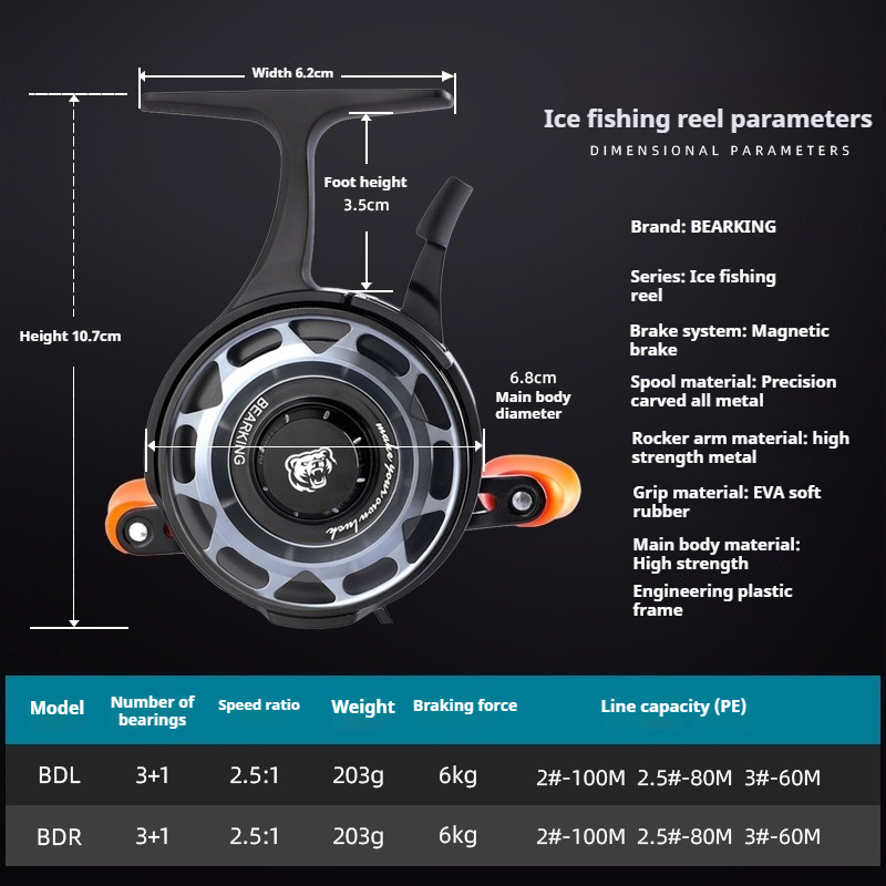 Winter Ice Fishing Reel, Micro - Developing Tank Reel 评论和价格