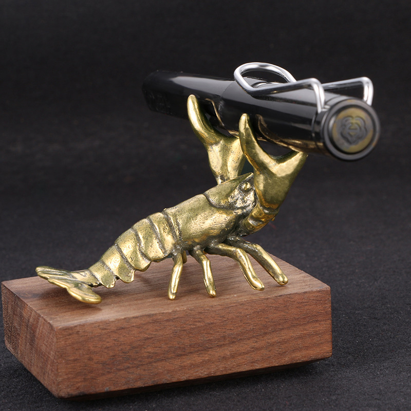 【F】Solid Brass Crayfish Orname - Vintage Collectible Pens 评论和价格